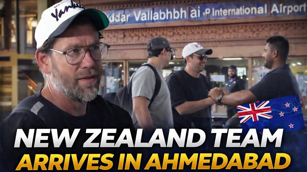 New Zealand Team Arrives in Ahmedabad; Suryakumar Yadav’s Wife Devisha Shetty Departs from Airport