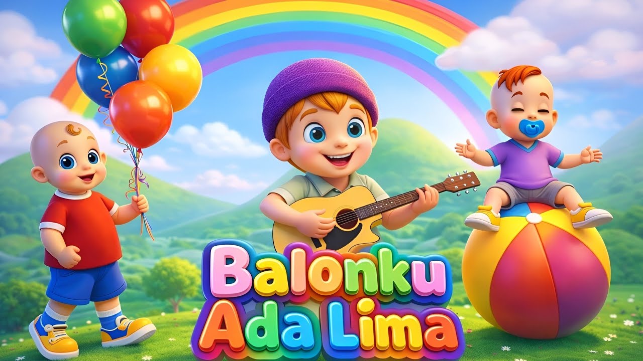 Balonku Ada Lima 🎈 Pok Ame Ame Ciluk Baa Dan Lainya | Lagu Anak Indonesia populer