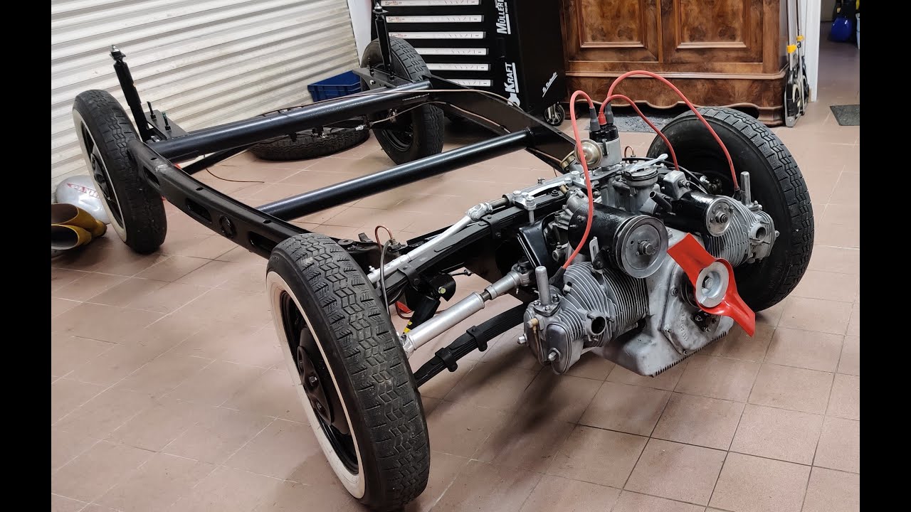 Panhard Cabriolet - mise en route moteur