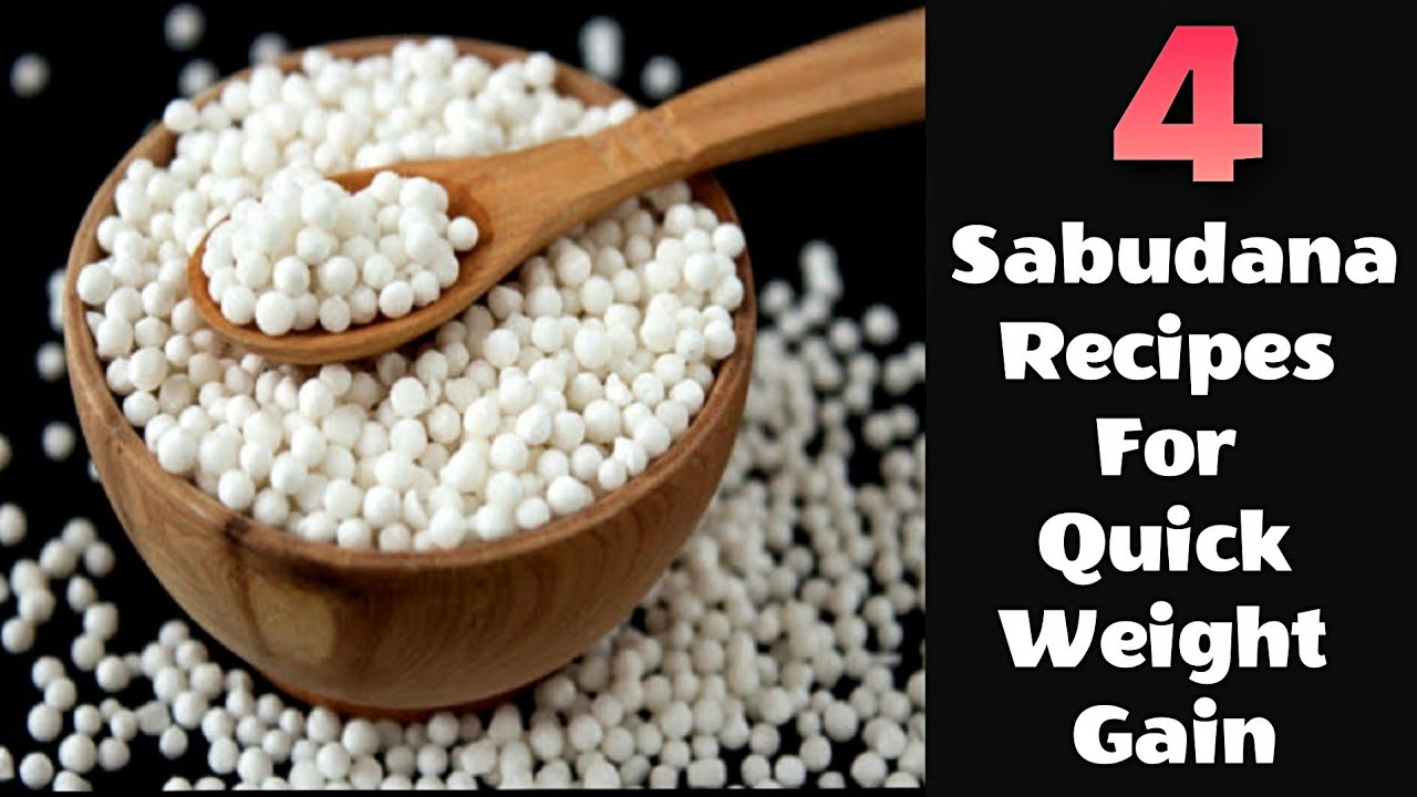4 Sabudana Recipes For Quick Weight Gain/ 8Months - 3Yrs Baby Food/Sago Recipes for babies/Baby Food