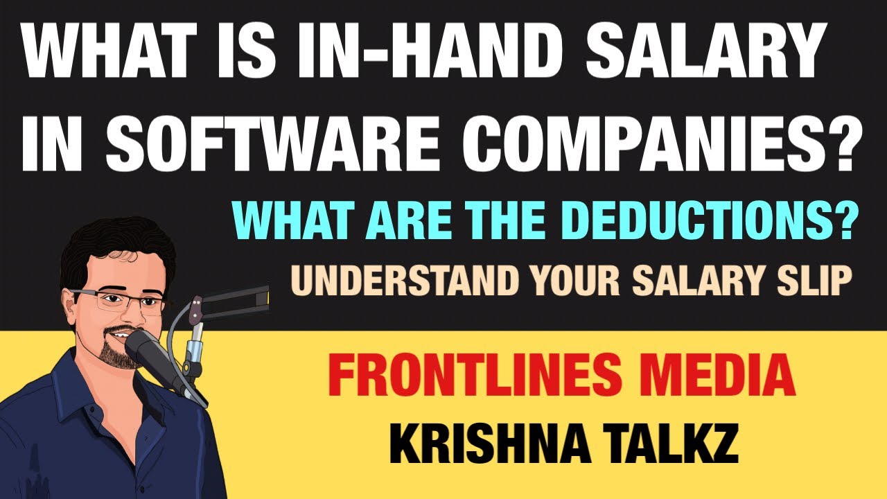 Know your salary slip || For Freshers || Frontlines Media || Krishna Talkz