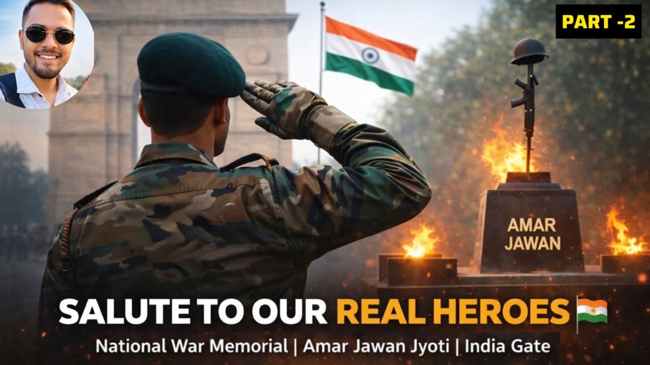 Amar Jawan Jyoti | Yahan Har Saans Shaheedon Ki Hai 🇮🇳 | India Gate PART -2 