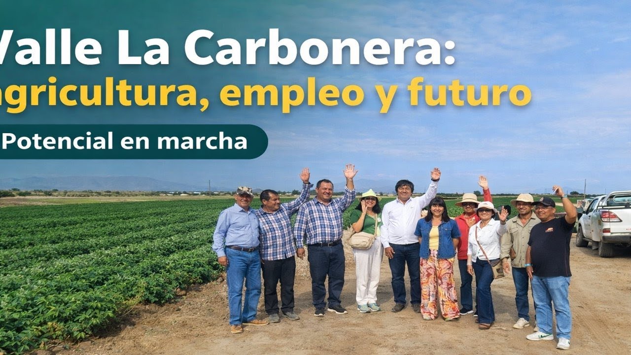 Visita a los campos agrícolas del PE CHINECAS revela el potencial productivo del valle La Carbonera