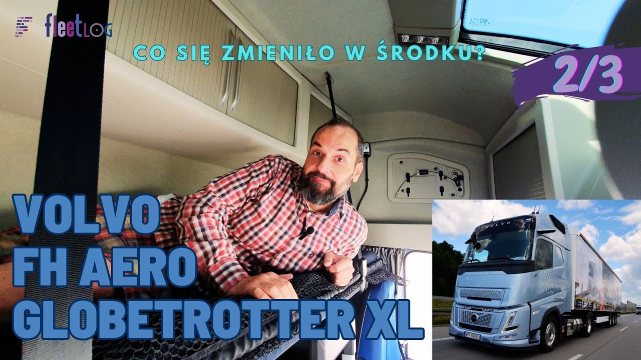 #TEST Volvo FH Aero LNG – co zmieniło się w kabinie?