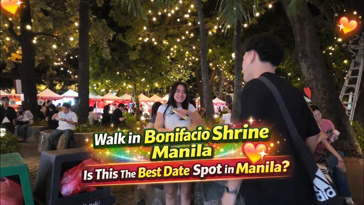 Manila Food Bazaar for Heart's Day | Walk in Bonifacio Shrine Manila