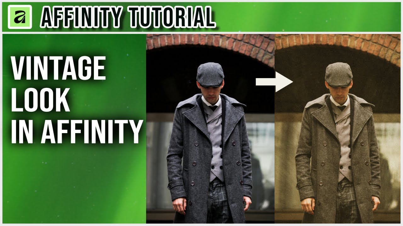 Amazing Vintage Effect: Turn Any New Photo OLD in Affinity