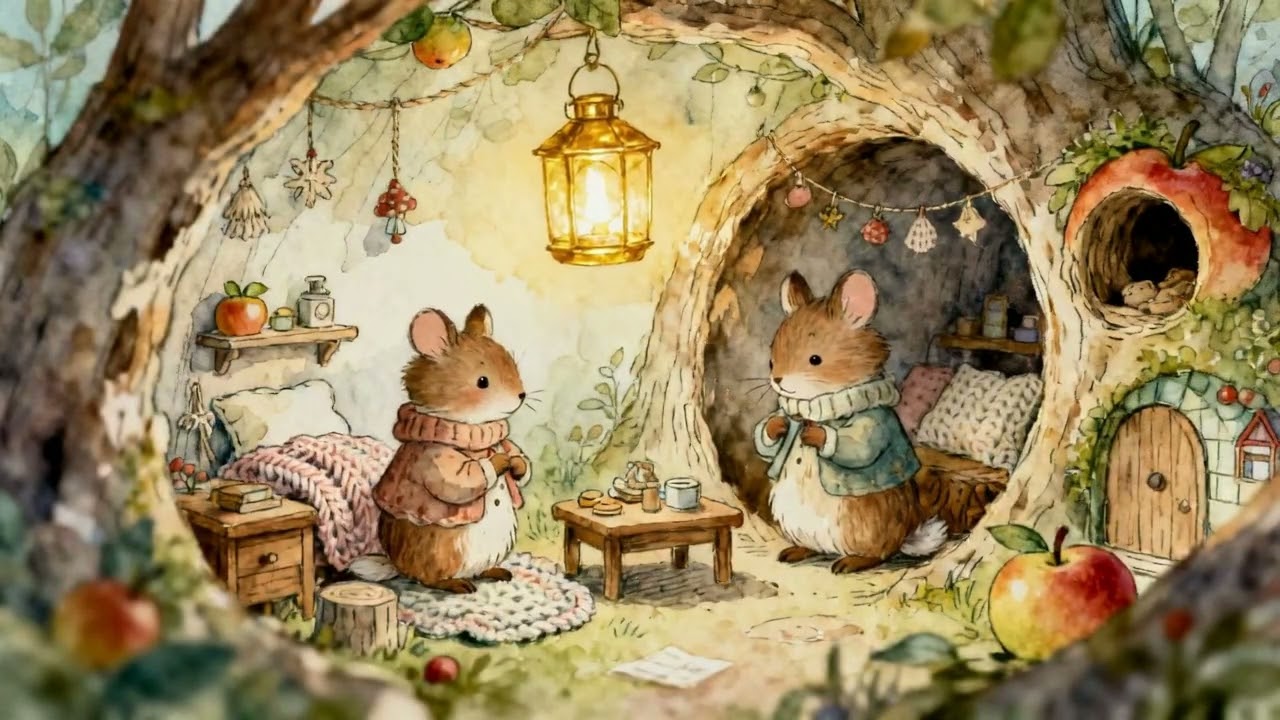 Rainy Day Burrow Friends | Cozy Storybook Music in an Enchanted Forest