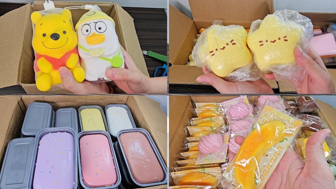 Cùng Mình Unbox Squishy Mới Về Nha | Đi Cùng Duyên Nhi