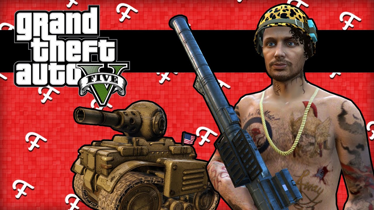 Создаём первые американские горки на танке! (GTA 5)