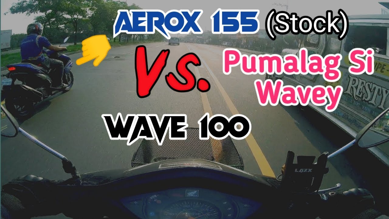 WAVE 100 SINABAK SA AEROX 155 😎 | PANDZMOTOVLOG