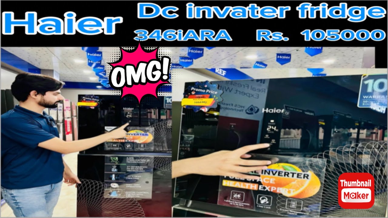 Haier DC inverter refrigerator/ digital temperature setting/ HRF 346IARA+ IA series touch setting