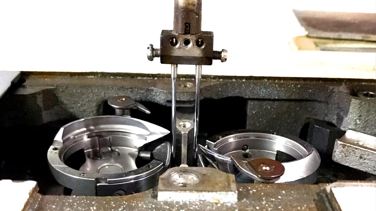 How To Setting Timing Hook For Juki Twin Needle Lu-2860-7 || Technical Access.