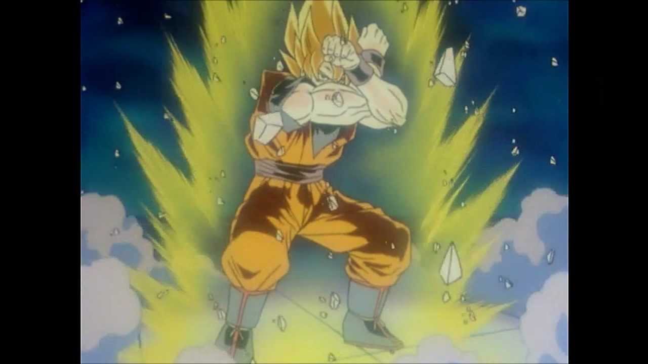 Kai - Goku powers up for Cell
