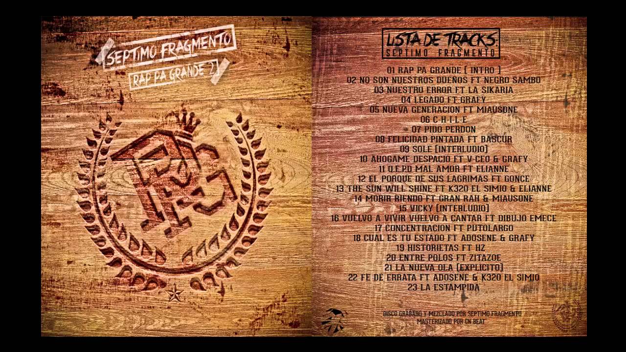 S&eacute;ptimo Fragmento - Ahogame Despacio con V ceo & Grafy Mandingas prod. Black Drums