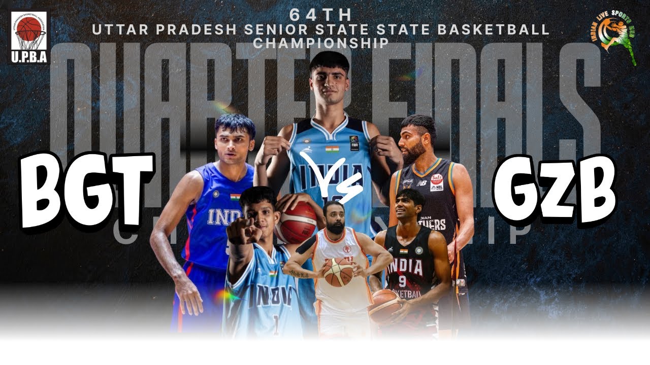 QUARTER FINAL || BAGHPAT VS GHAZIABAD || 64TH UP SENIOR STATE BASKETBALL CHAMPIONSHIP 2025