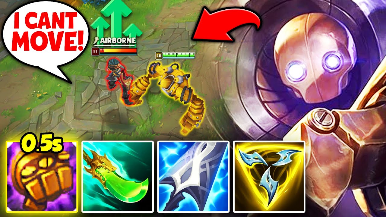Blitzcrank, but I can infinitely CC you with my knockup (THIS IS HILARIOUS)