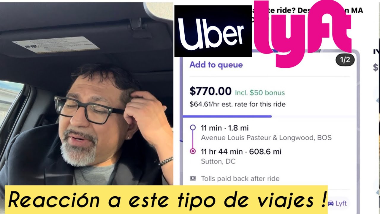 Lyft manda viaje largo $770 | reacción o opinión 
