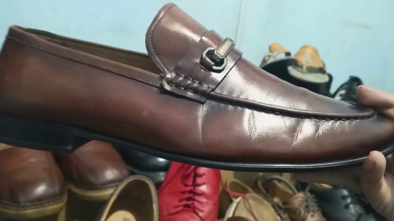 Sepatu sendal Kulit Second Original Iqbal shoes pasar Poncol Wa: 083813558040