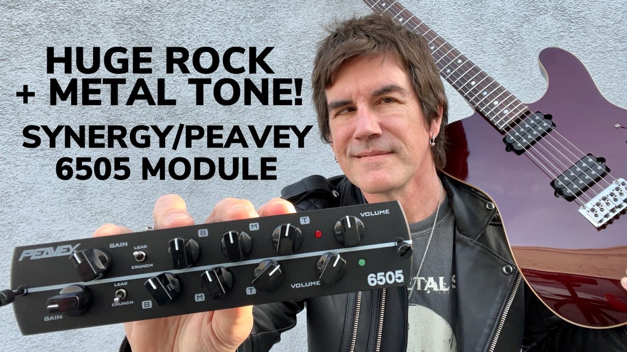 HUGE ROCK AND METAL TONE! Peavey 6505 Synergy Module