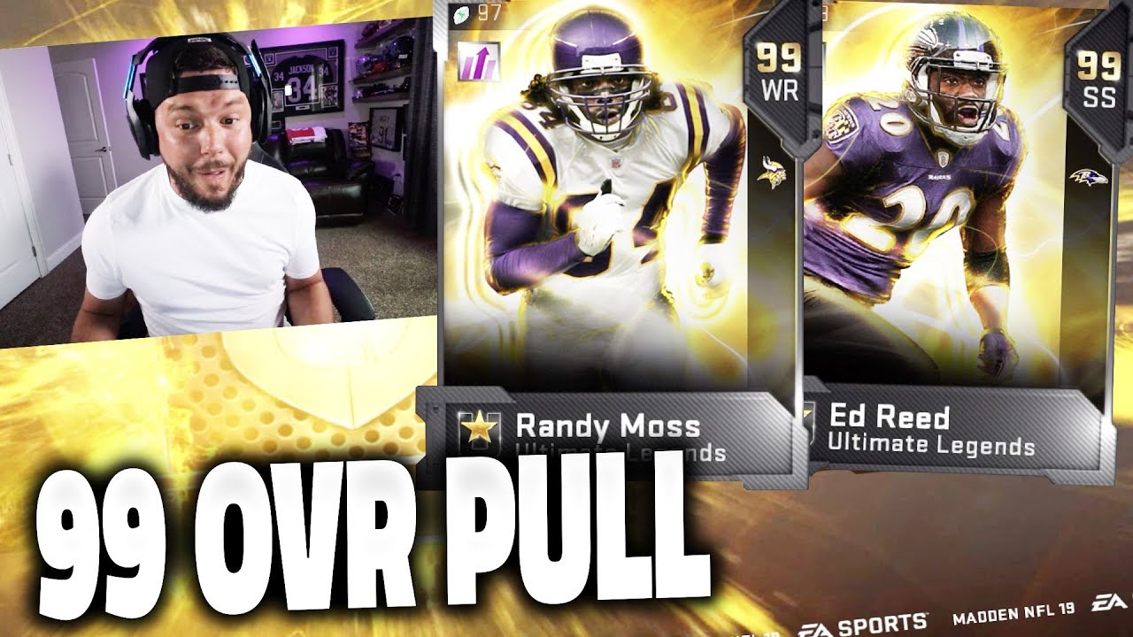 MY FIRST 99 OVERALL PULL!! Madden 19 Pack Opening
