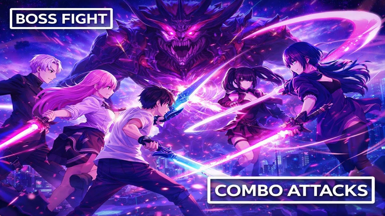 Insane Combo Chain & Elemental Bursts, Eternights [boss Fight] HD Gameplay