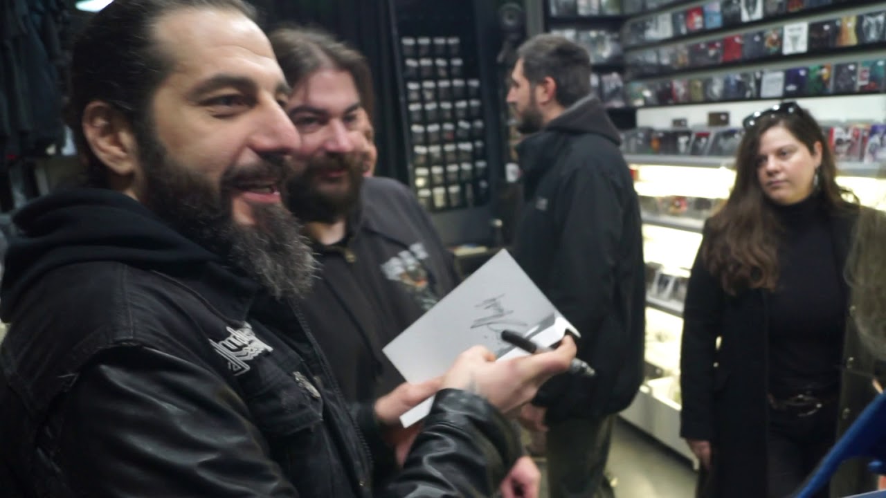 Non Serviam: The Official Story Of Rotting Christ' signing session 15/12/2018