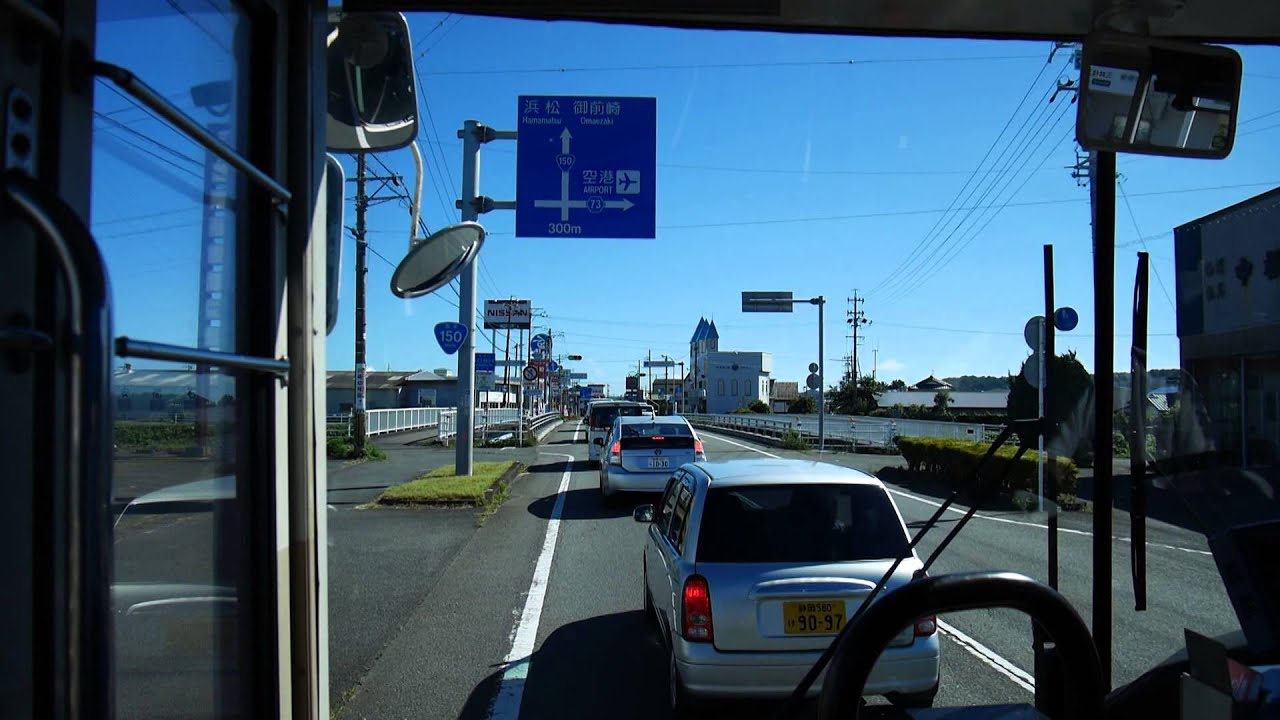 【前面展望】藤枝駅～静浪海岸～相良営業所【しずてつジャストライン・自主運行バス】