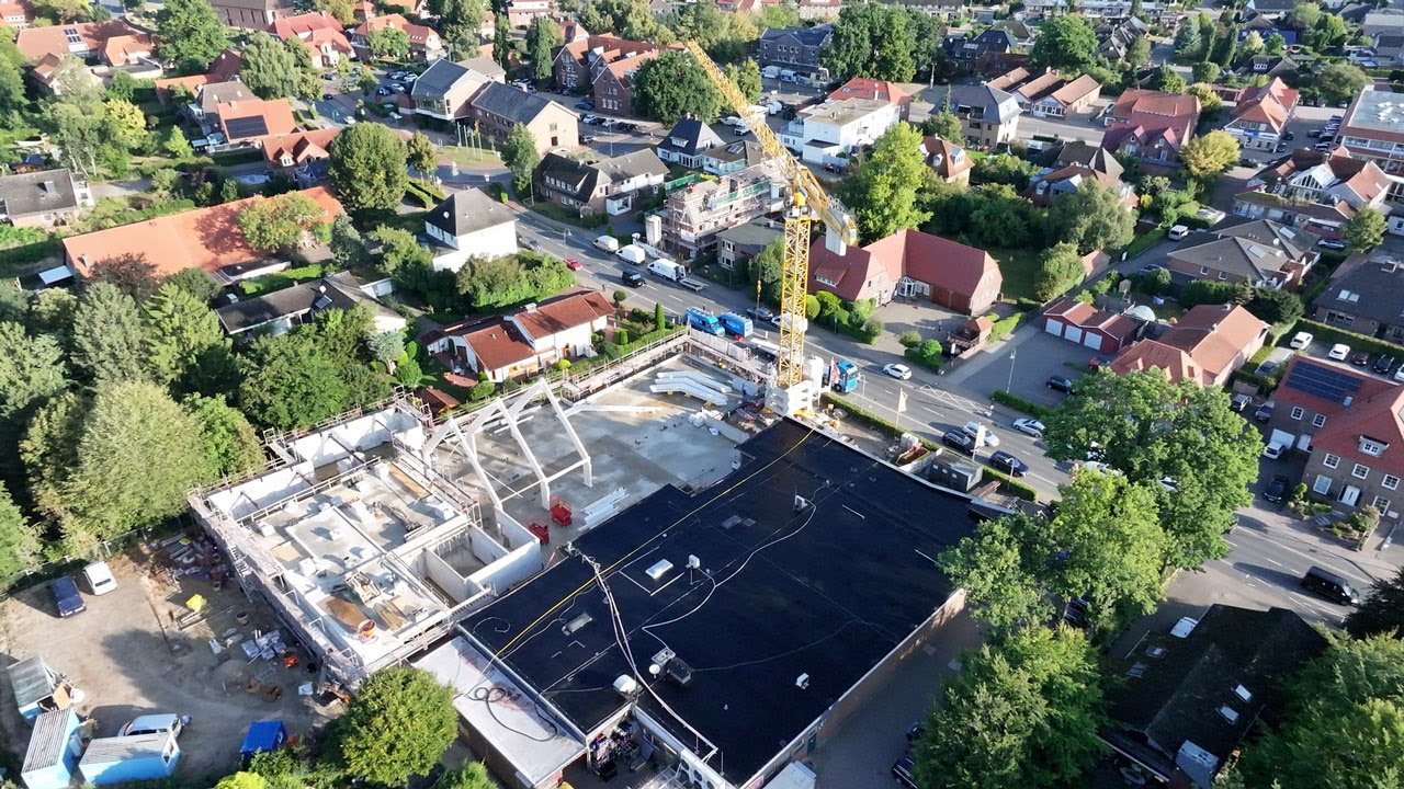 Neubau in Wardenburg: aktiv & irma wächst sichtbar