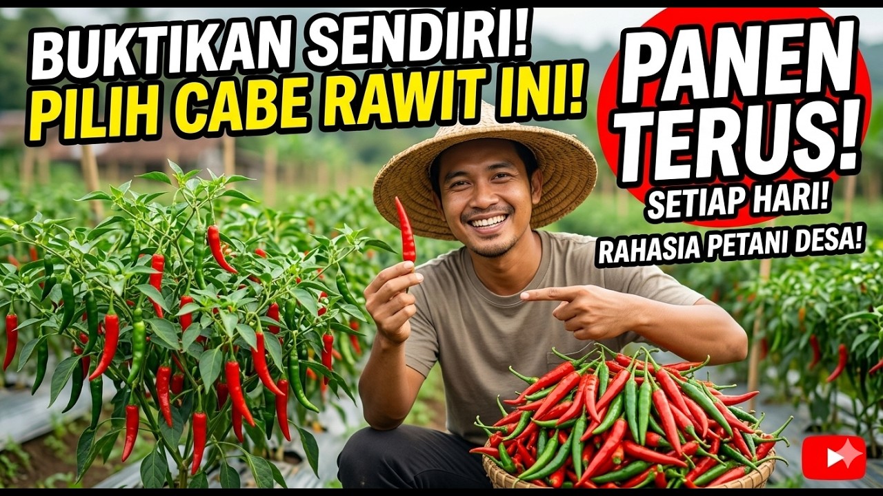 Tanaman Cabe Rawit Terbaik: Lebih Enak & Berumur Panjang | Best Spicy Chili Farming