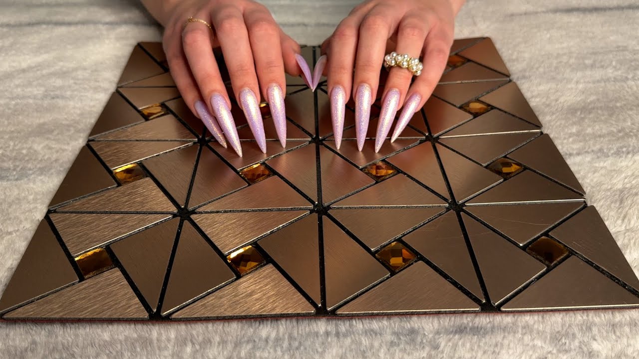 2 HOUR ASMR - 2 Texture Tapping and Scratching !