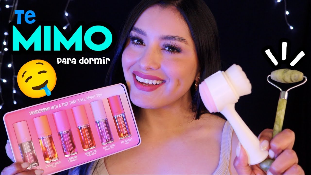 💦 ATENCIÓN PERSONAL y CARIÑITOS 👄 Mascarilla, Masaje y Espuma en TU CARITA I Binaural I Ges ASMR