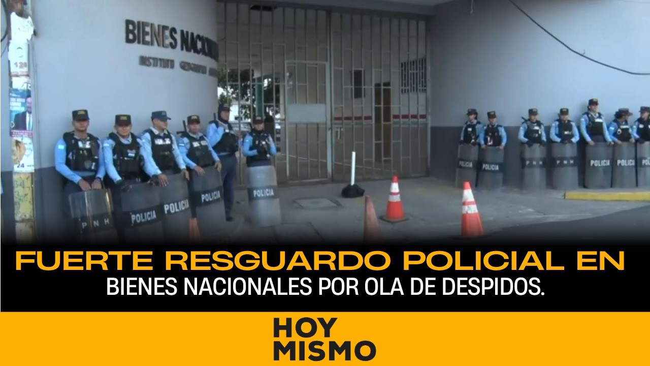 Instituciones del Estado amanecen con resguardo policial debido a que se anuncian despidos