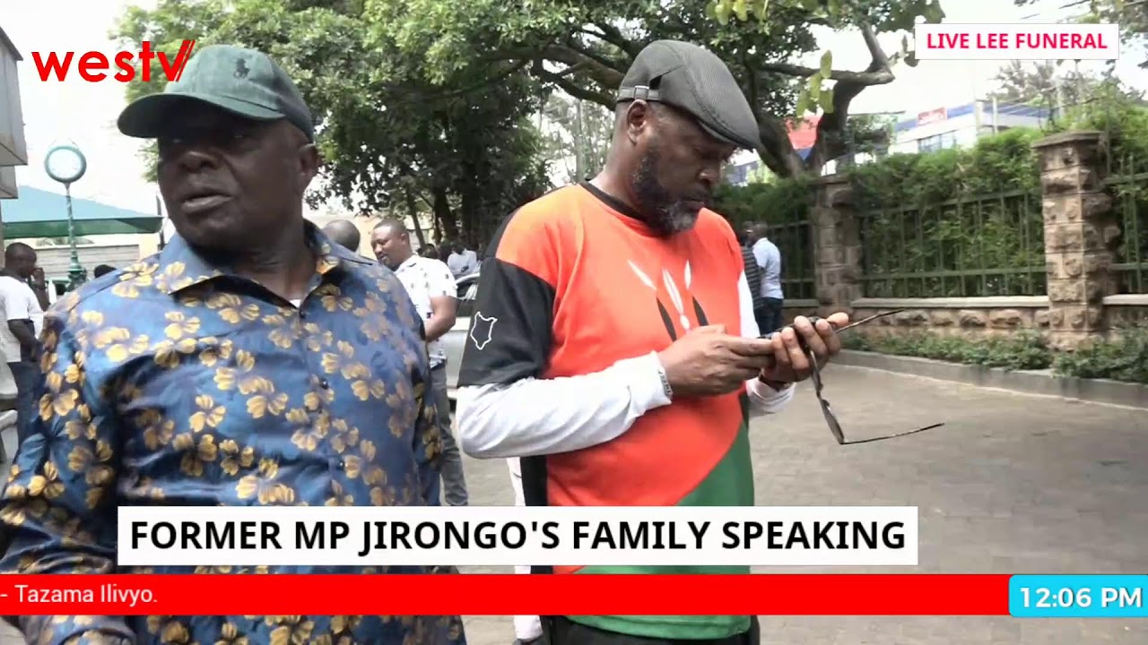 VIEWING OF BODY OF CYRUS JIRONGO AT LEE FUNERAL HOME