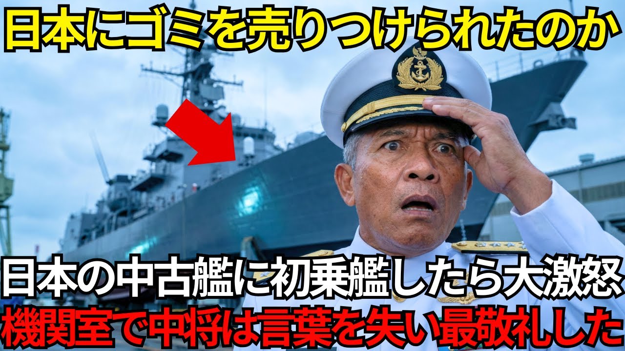 「日本の中古艦？ゴミだろ」侮る外国将校が、日本の整備工場で震え上がった理由…「これは魔法か？」日本の職人が起こした奇跡に、世界が涙した。【海外の反応】