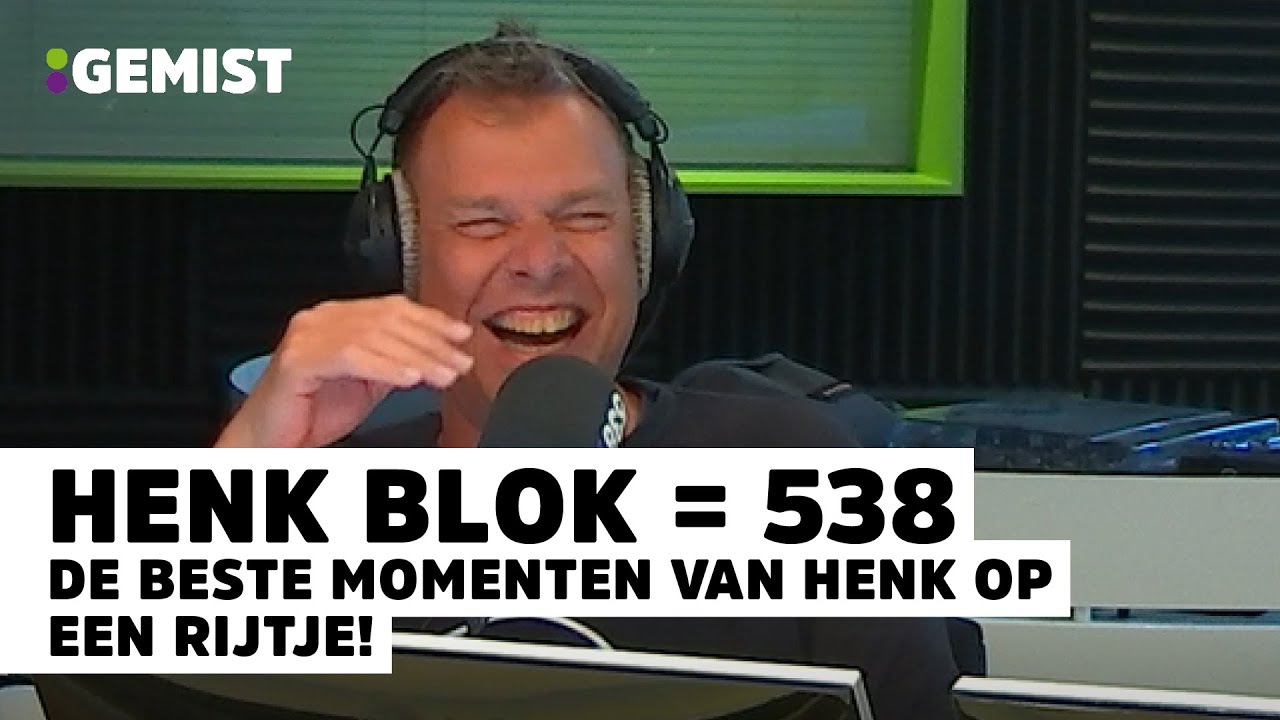 COMPILATIE van de beste momenten van HENK BLOK! | 538 Gemist