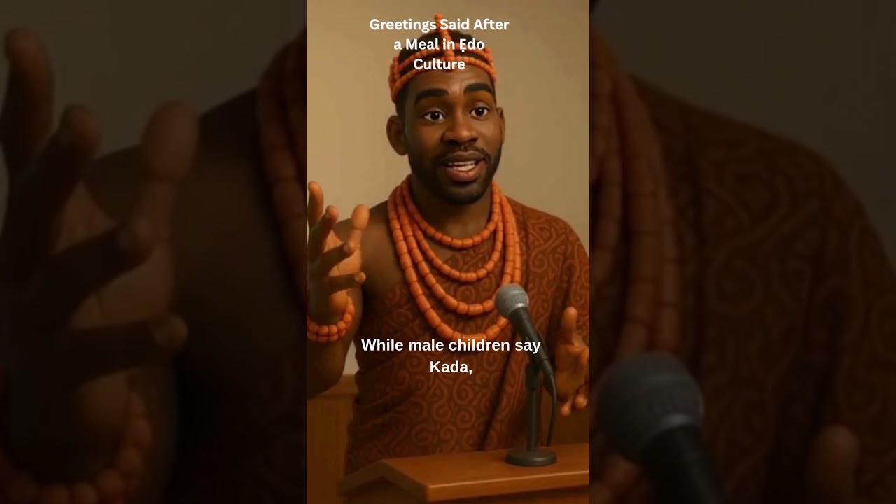 What to Say After a Meal in the Edo culture