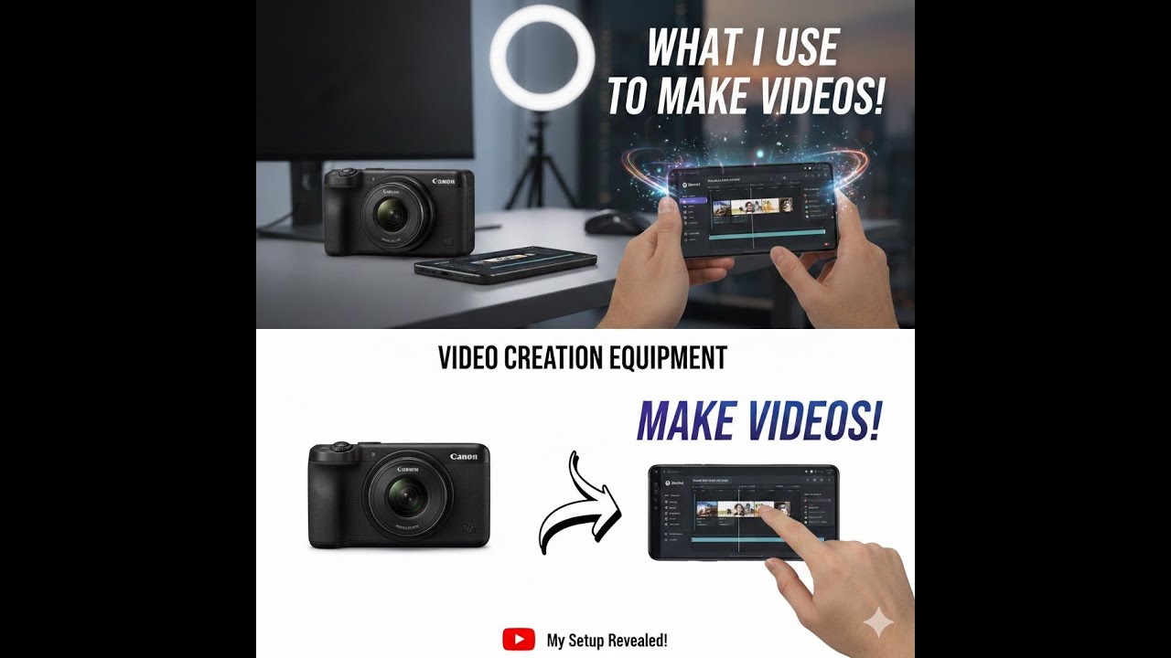 What equipment do I use to create YouTube videos