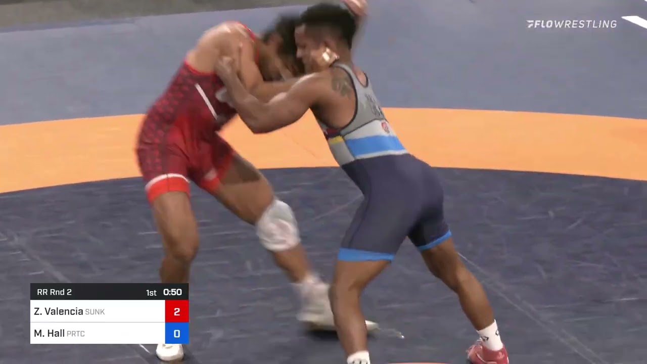 86 Kg Rr Rnd 2 - Zahid Valencia, Sunkist Kids Wrestling Club Vs Mark Hall, PRTC - TMWC