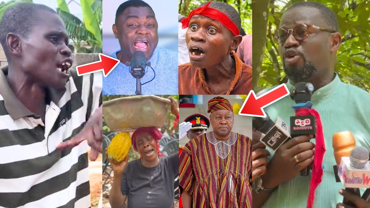 NPP COCOA TOUR! COCOA Farmer CLASH With Kevin Taylor Over Debt By Prez Mahama - FULL STORY