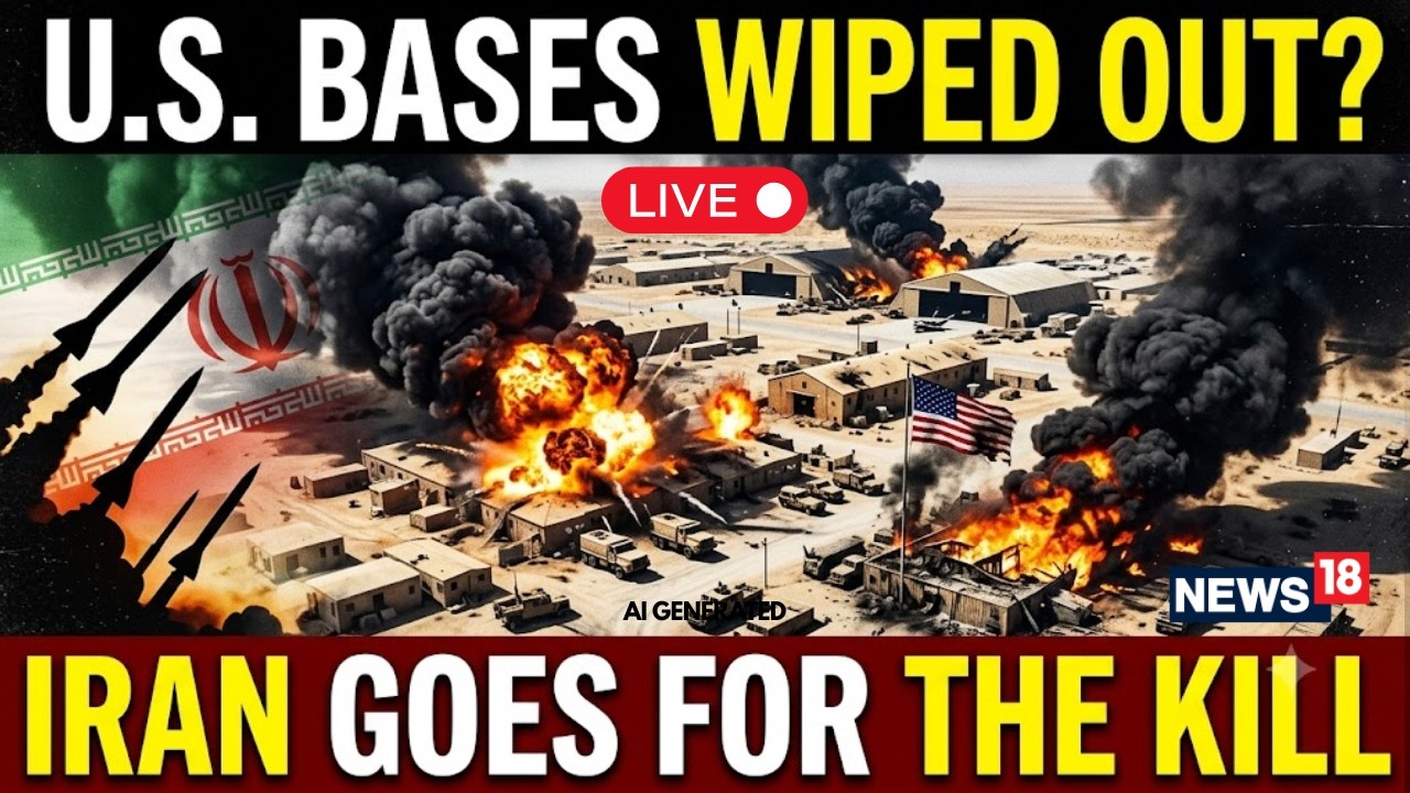 US IRAN WAR NEWS LIVE | U.S. Bases Under Attack? Iran&rsquo;s Major Strike Escalates Middle East Crisis