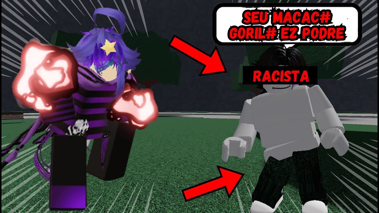 AMASSEI um T&Oacute;XICO RACISTA que s&oacute; sabia RECLAMAR! 💀 the strongest battlegrounds