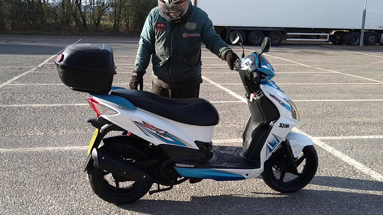 2012 SYM JET 4 125 SCOOTER MOPED VERY GOOD CONDITION LONG MOT FAULTLESS TOP BOX