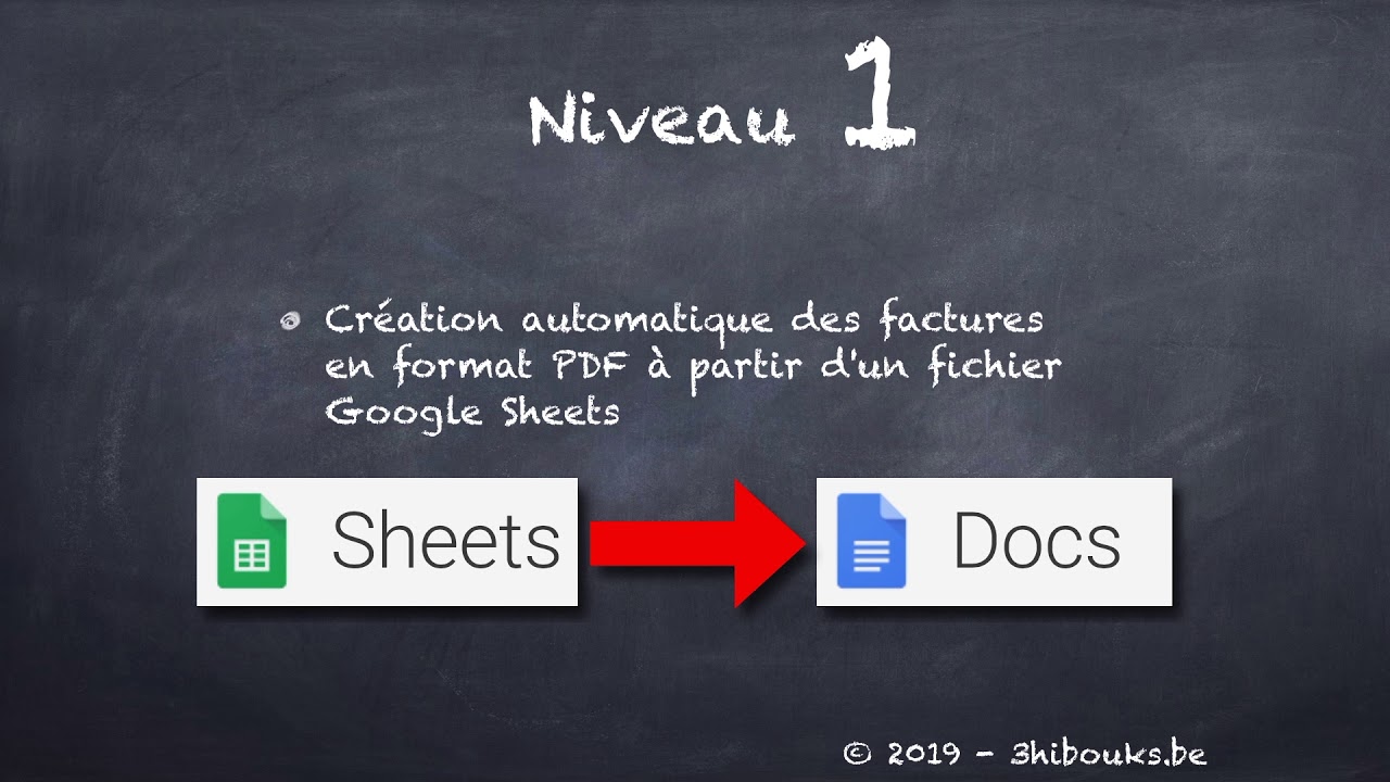 Facturation automatis&eacute;e avec Google Apps Script et Google Sheets