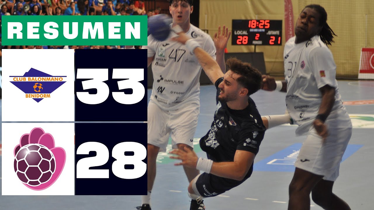 SERVIGROUP HOTELES BENIDORM 33-28 IMPULSE BM. GUADALAJARA | RESUMEN LIGA PLENITUDE