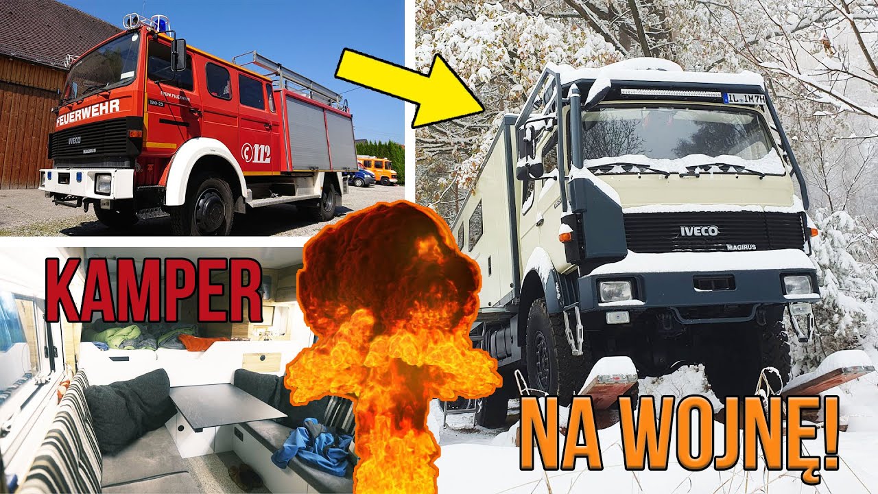💥 Kamper na WOJNĘ!  🚌 Jak jest wyposażony? 🙉