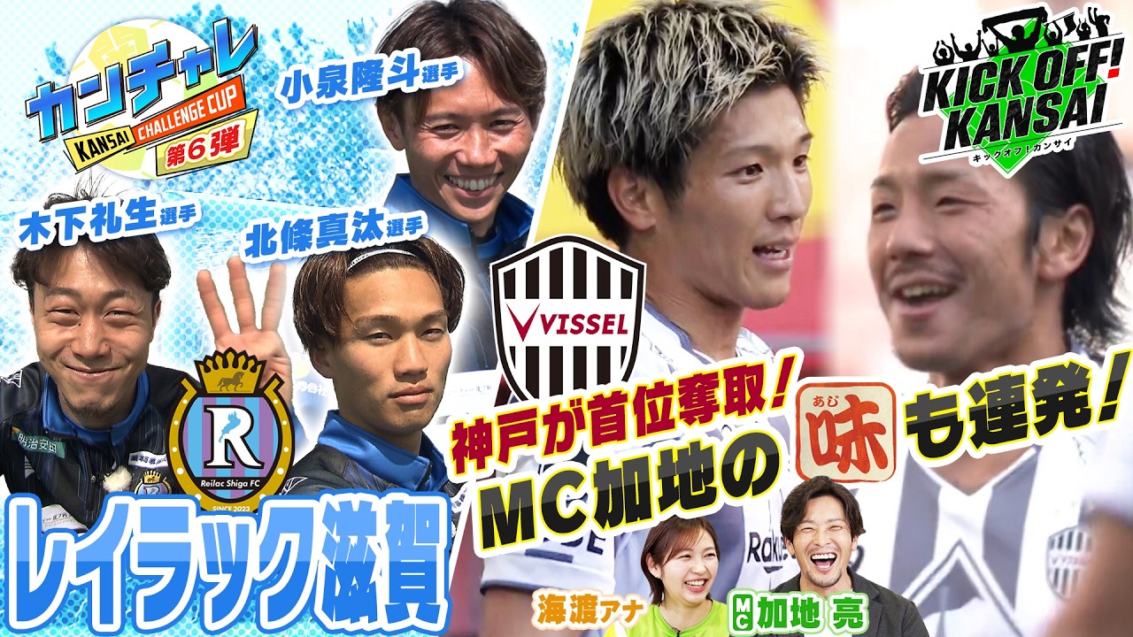 激闘の関西ダービー！セレッソが劇的逆転勝利！神戸は快勝で首位に！カンチャレには今季J参入のレイラック滋賀が挑戦！KICK OFF! KANSAI　ＭＢＳ毎日放送　３月１５日放送分