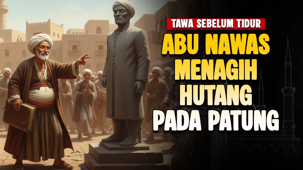 ABU NAWAS MENAGIH HUTANG PADA PATUNG — KISAH LUCU PENGANTAR TIDUR