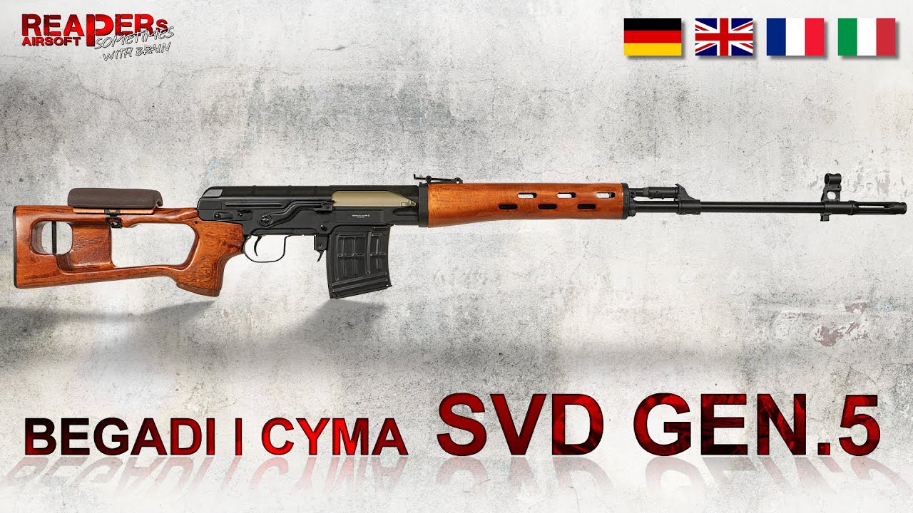 [Review] Begadi/Cyma SVD GEN.5 S-AEG mit EFCS (Cyma CM.057) 6mm BB Airsoft