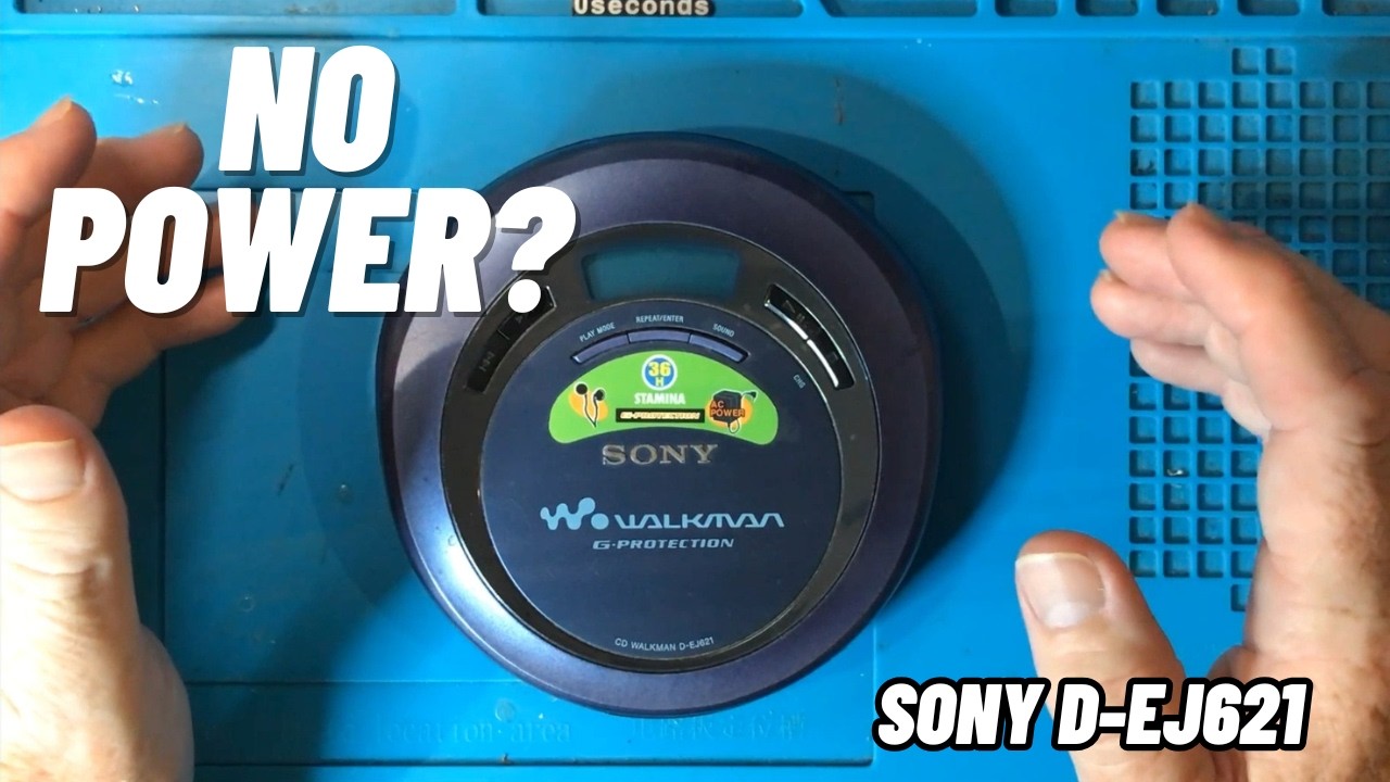 Sony D-EJ621 Portable CD Player Repair – Won’t Power On