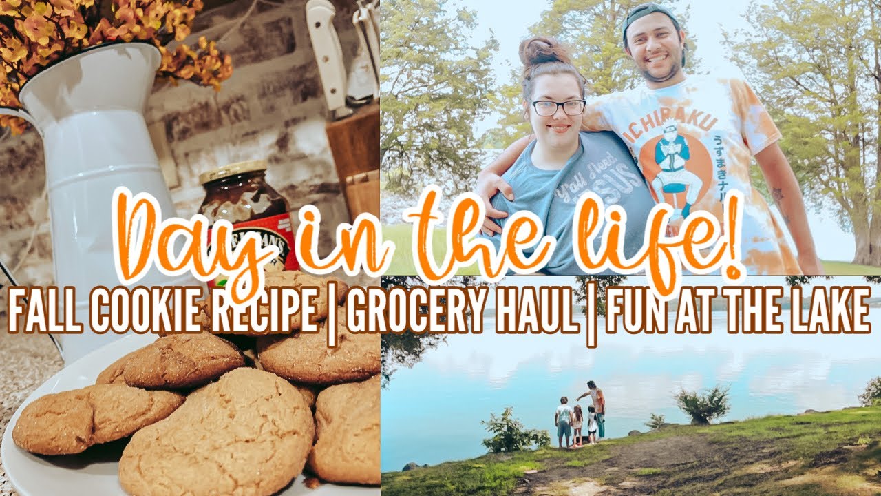 DAY IN THE LIFE | 🍎 Apple Butter Cookies | LARGE FAMILY GROCERY HAUL | mobile home living